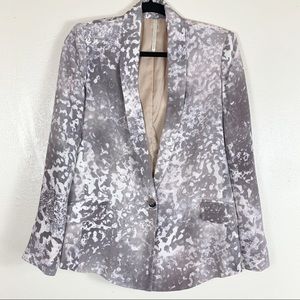 Truth and pride silk blazer printed